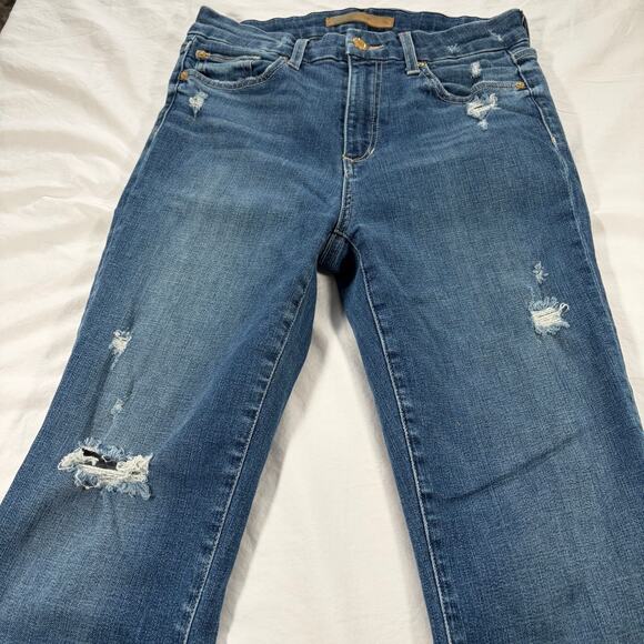 Joe’s jeans HI(rise) honey. High rise curvy cropped boots. Size 28. Distressed - Picture 5 of 7